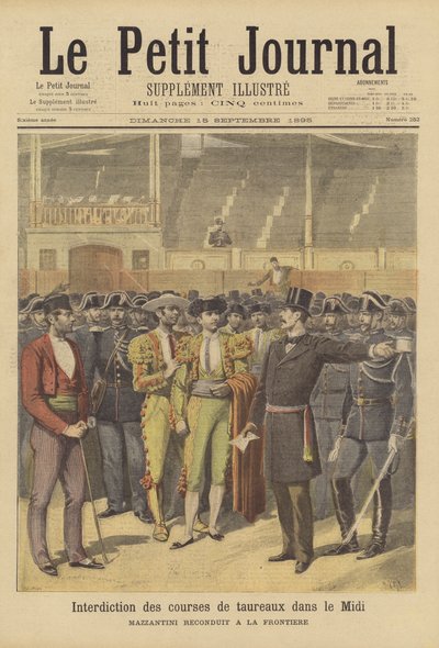 Interdiction de la corrida dans le sud de la France - French School